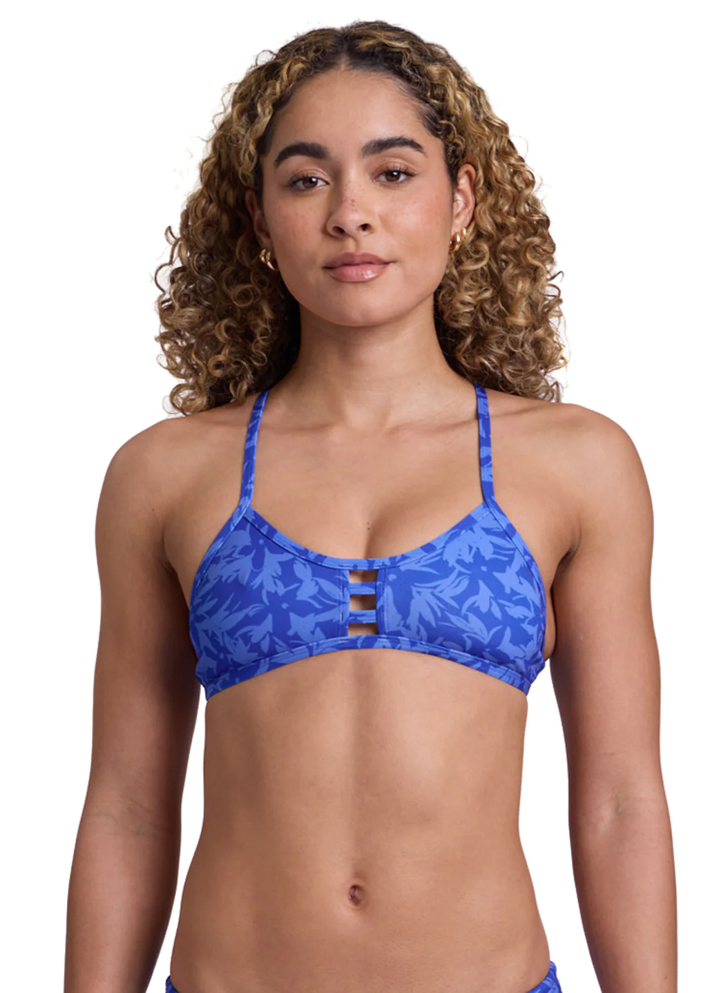 JOLYN Women's Wavecrest Tomcat Printed Bikini Top - Image 3