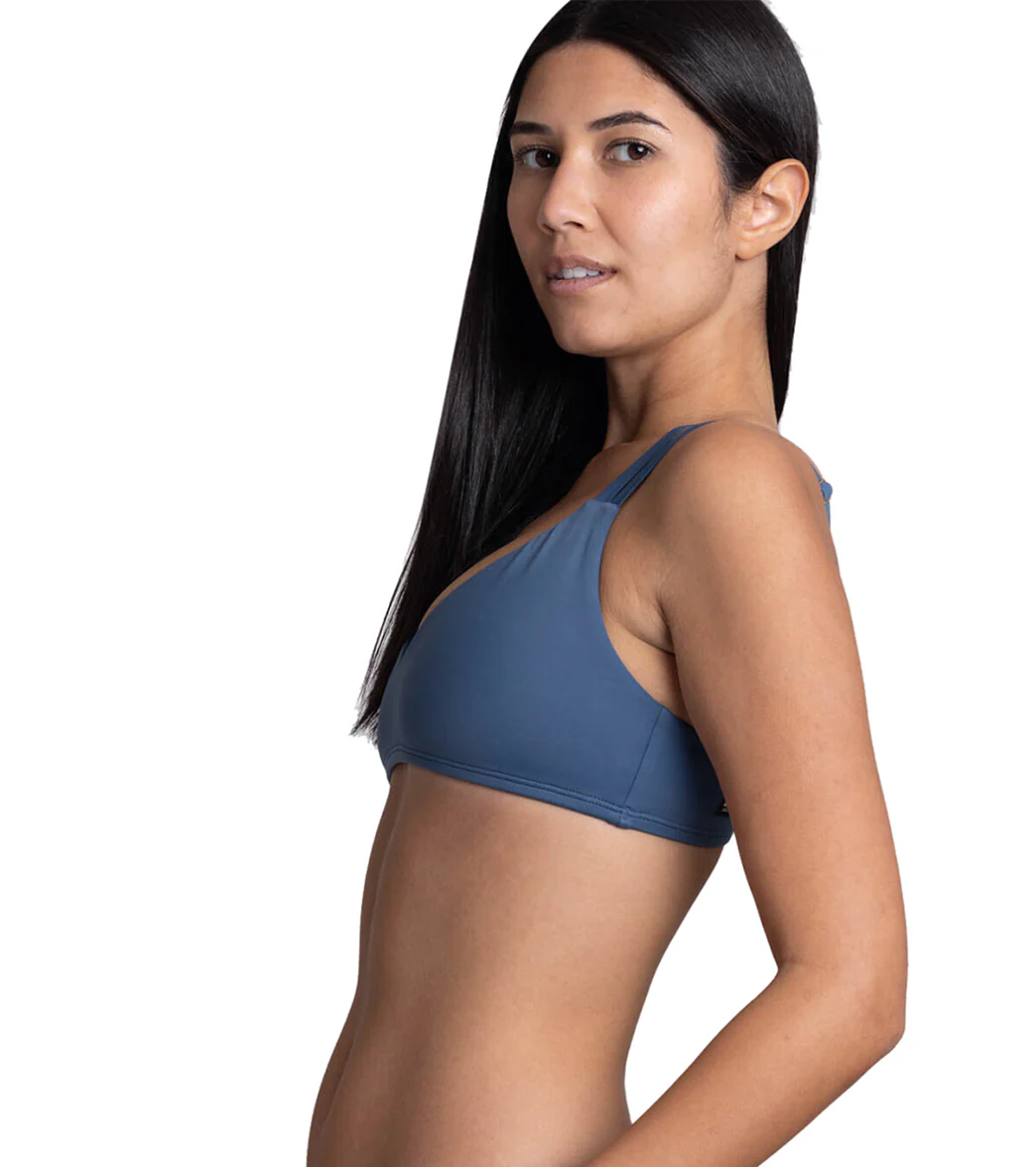 JOLYN's Women's Suzy Solid V Neck Adjustable Strap Bikini Top - Image 22
