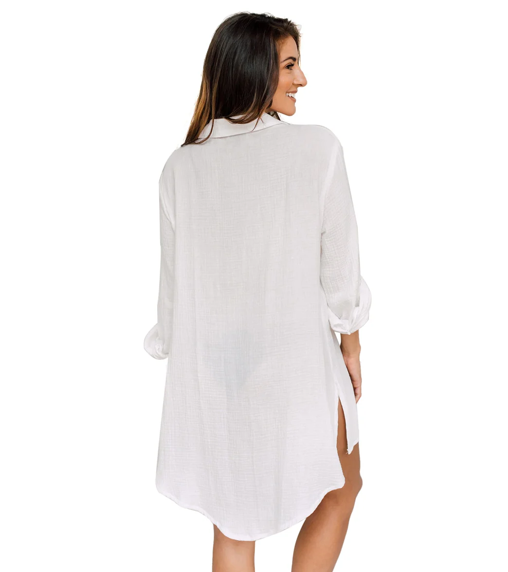 J.Valdi Women's Cozumel Big Shirt Cover Up - Image 15