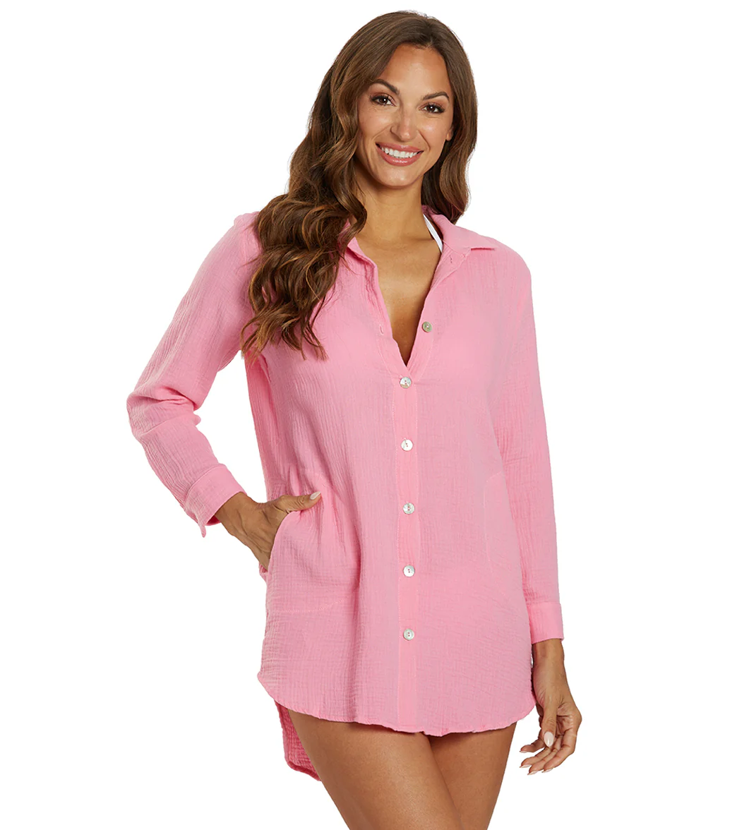 J.Valdi Women's Cozumel Big Shirt Cover Up - Image 23