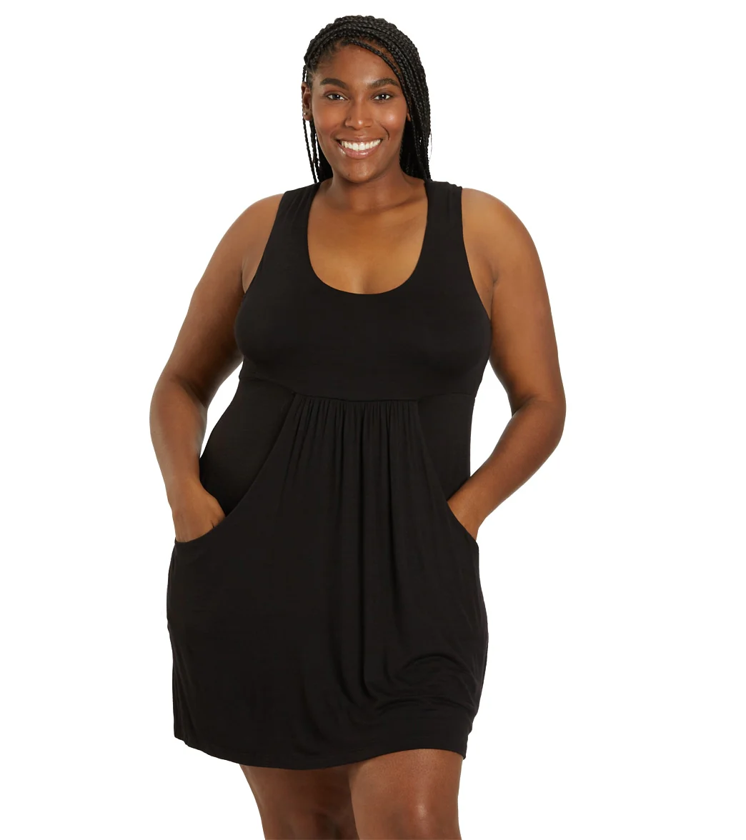 J.Valdi Women's Plus Size Kira Deep Pocket Cover Up Dress - Image 12