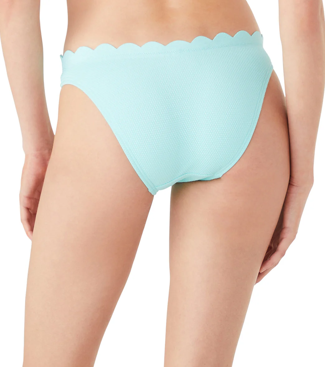 Kate Spade New York Women's Pique High Cut Bikini Bottom - Image 2