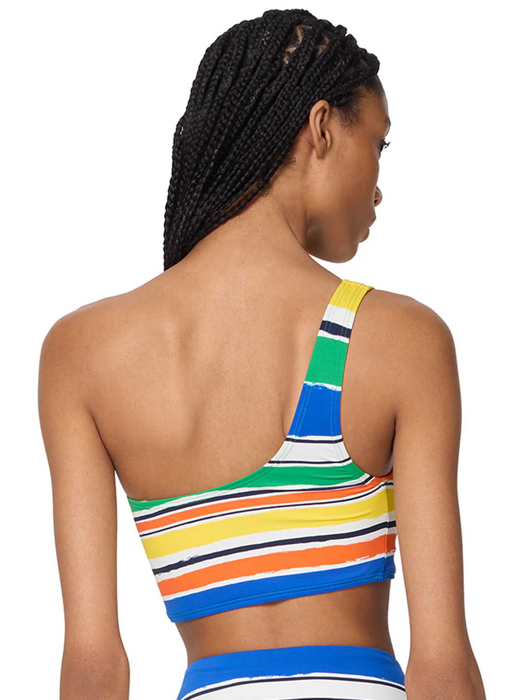 Kate Spade Women's Ocean Stripe One Shoulder Bikini Top - Image 4