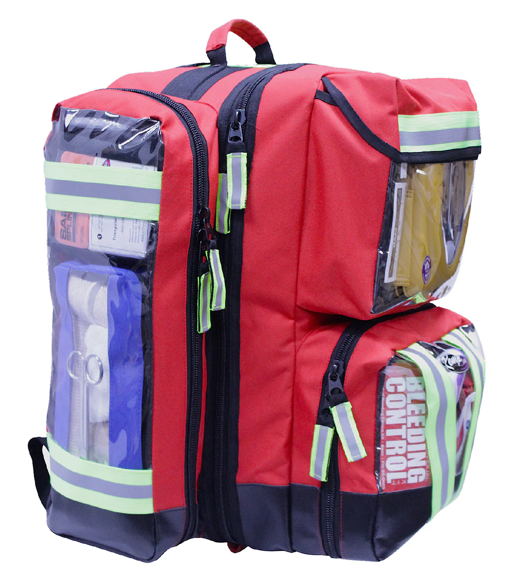 KEMP USA Ultimate EMS Backpack with Clear Pockets - Image 2