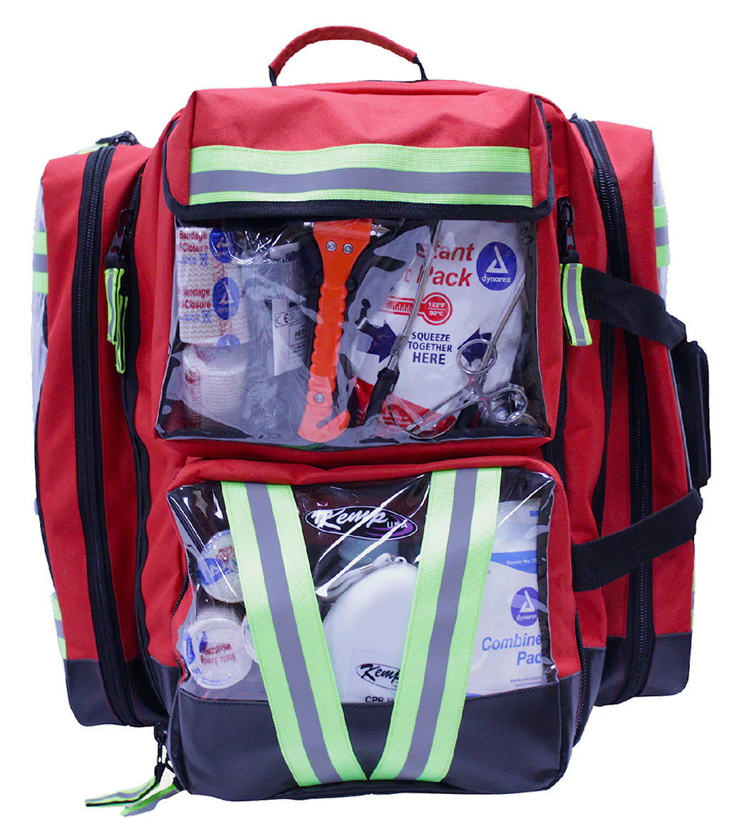 KEMP USA Ultimate EMS Backpack with Clear Pockets - Image 9