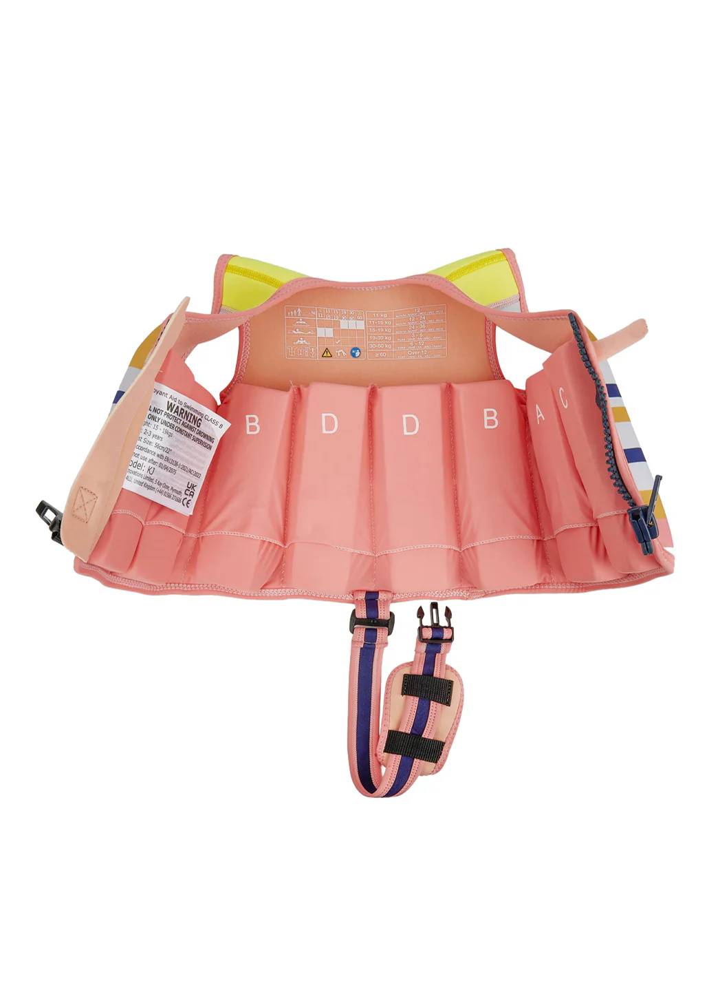 Konfidence Adjustable Buoyancy Swim Vest (Toddler, Little Kids, Big Kids) - Image 10