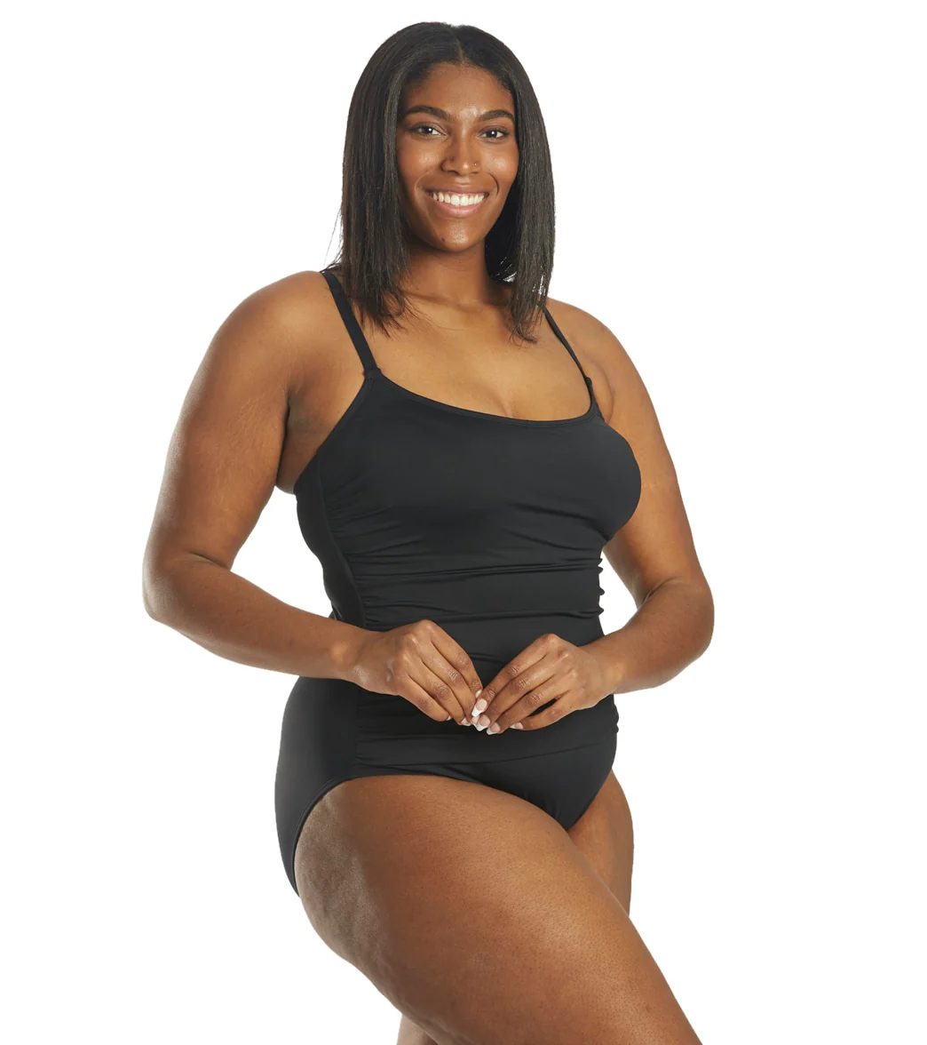 La Blanca Plus Size Island Goddess Lingerie One Piece Swimsuit - Image 12