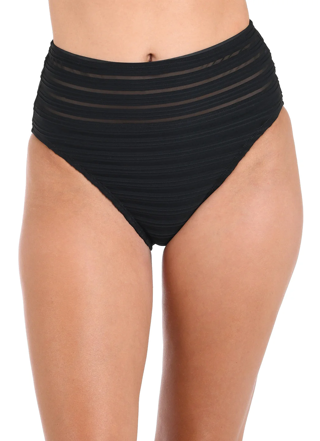 La Blanca Women's Fluid Lines High Waist Bikini Bottom - Image 5