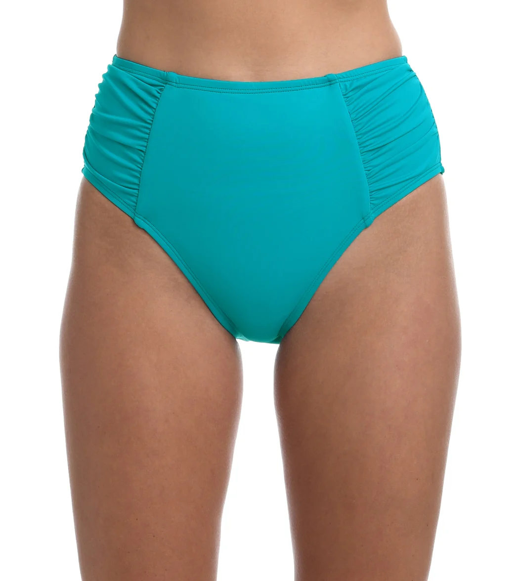 La Blanca Women's Island Goddess High Waist Bikini Bottom