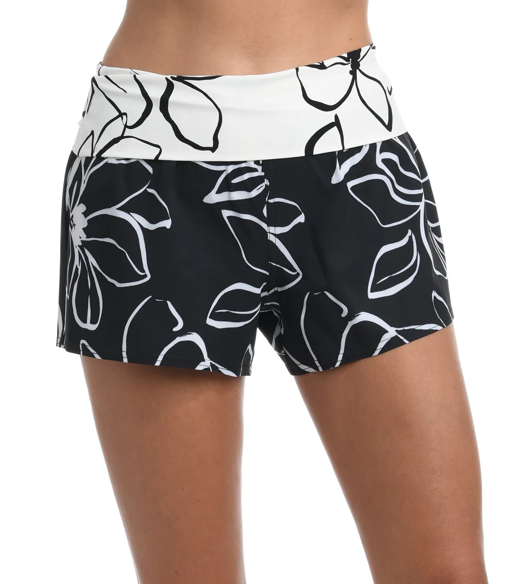 La Blanca Women's Moonlit Silhouette 3" Boardshort - Image 4