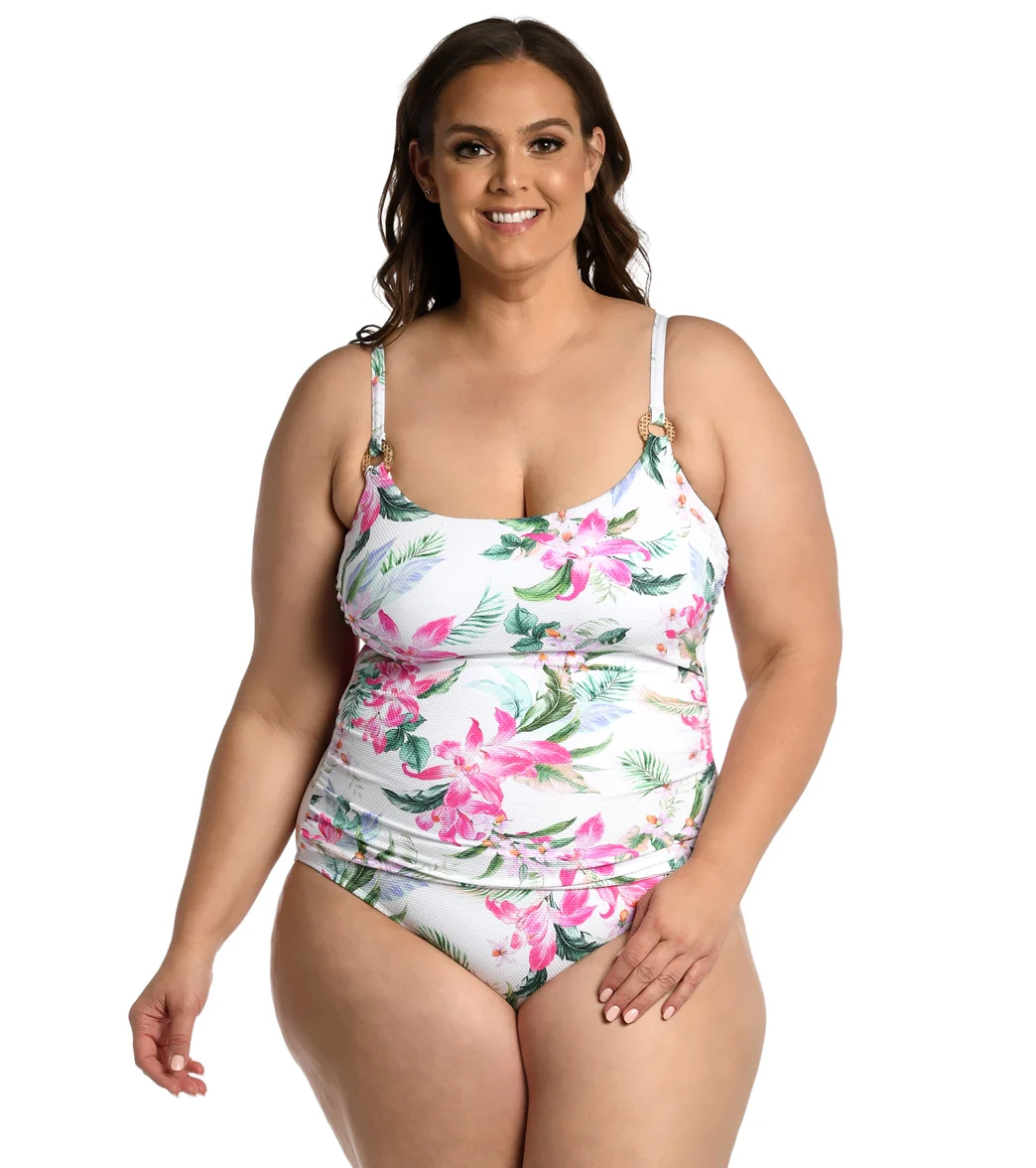 La Blanca Women's Plus Mystic Palms Lingerie One Piece Swimsuit - Image 4