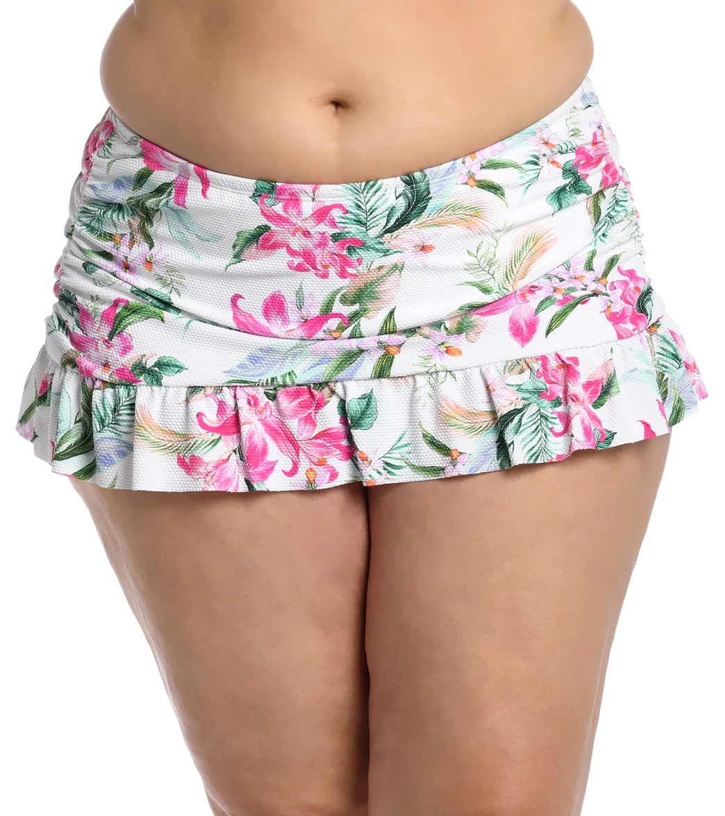 La Blanca Women's Plus Mystic Palms Swim Skirt - Image 5