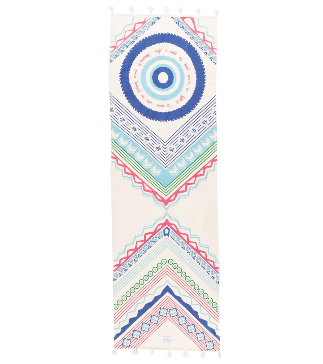 La Vie Boheme Mandala Organic Cotton Yoga Towel