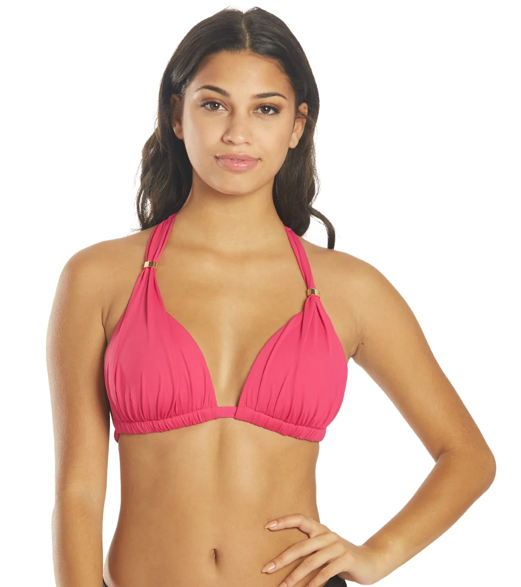 Lauren Ralph Lauren Beach Club Solids Slider Bikini Top - Image 15