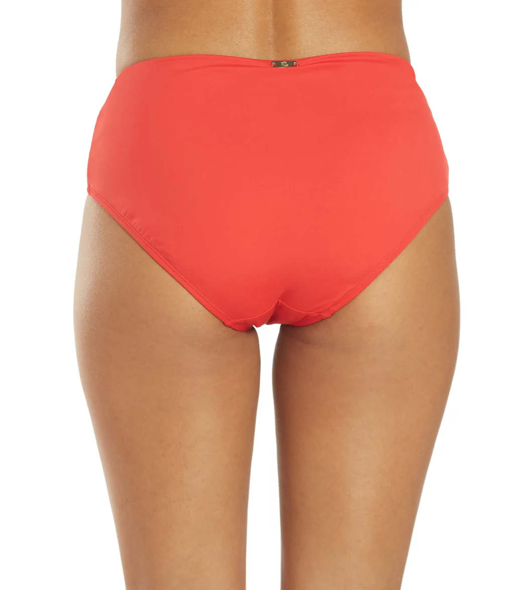 Lauren Ralph Lauren Women's Beach Club Mid Rise V Bikini Bottom - Image 5
