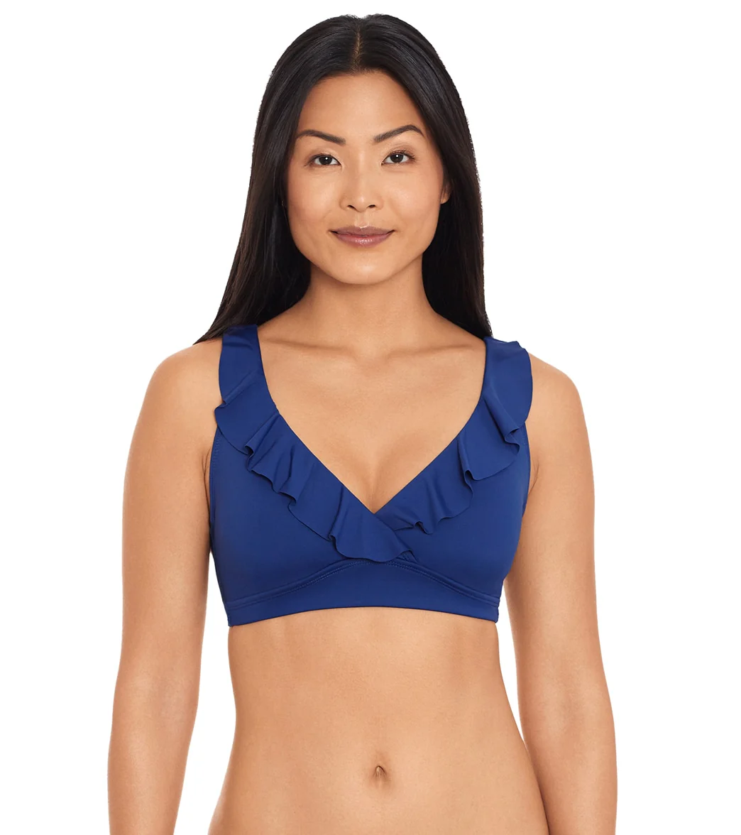 Lauren Ralph Lauren Women's Beach Club Solids Ruffle Underwire Bikini Top - Image 17