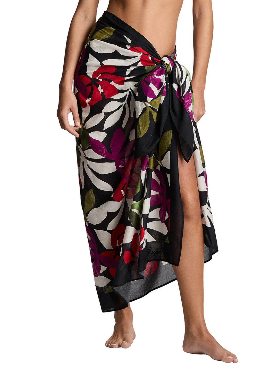 Lauren Ralph Lauren Women's Modern Jungle Floral Border Pareo - Image 2