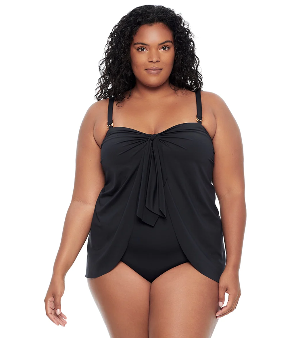 Lauren Ralph Lauren Women's Plus Size Beach Club Flyaway One Piece Swimsuit - Image 9