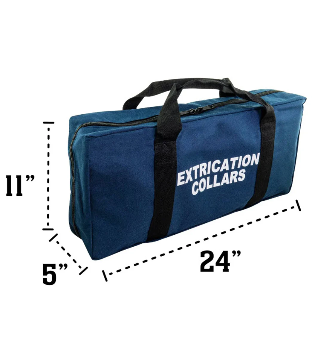 LINE2Design EMS Medical Cervical Extrication Collars Bag with Zippered Pockets - Image 2