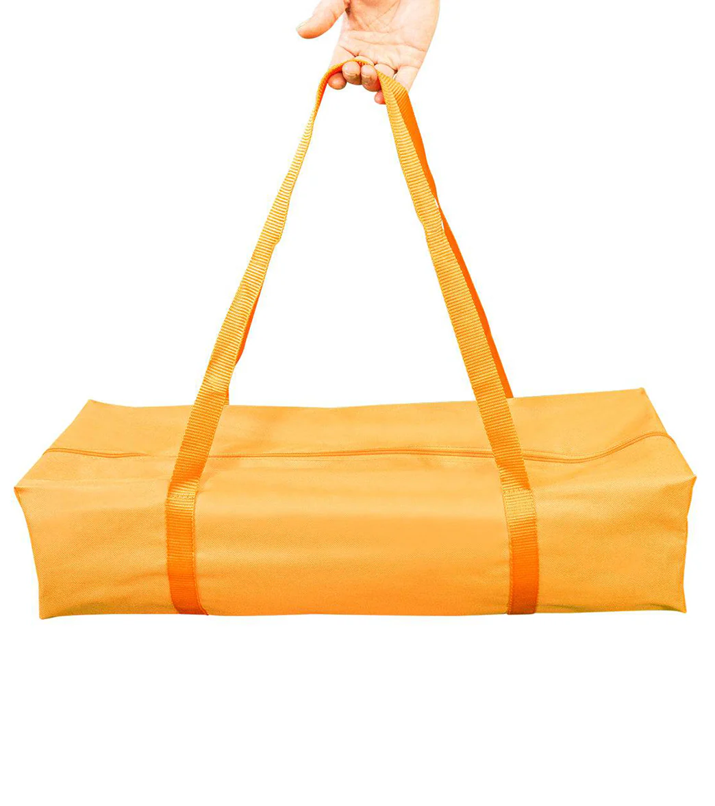 LINE2Design EMS Portable Stretcher Emergency Foldaway Medical Flat Four Steel Bars Stretchers with Grip Handles & Zippered Carrying Case - Image 2