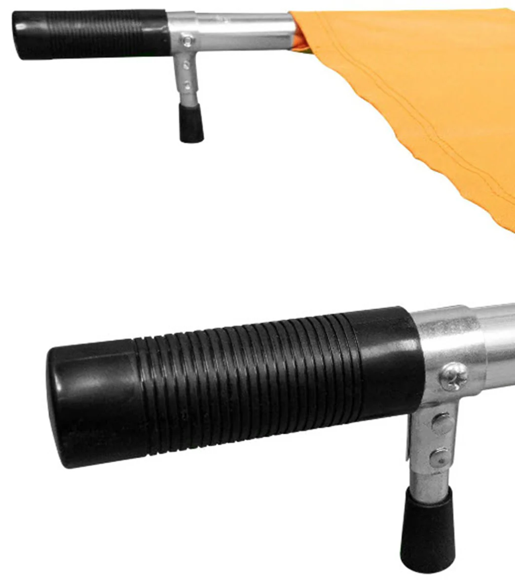 LINE2Design EMS Portable Stretcher Emergency Foldaway Medical Flat Four Steel Bars Stretchers with Grip Handles & Zippered Carrying Case - Image 6