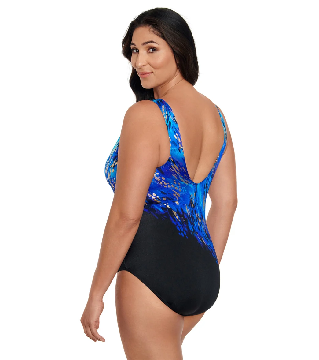 Longitude Women's Leopard One Piece Swimsuit - Image 2