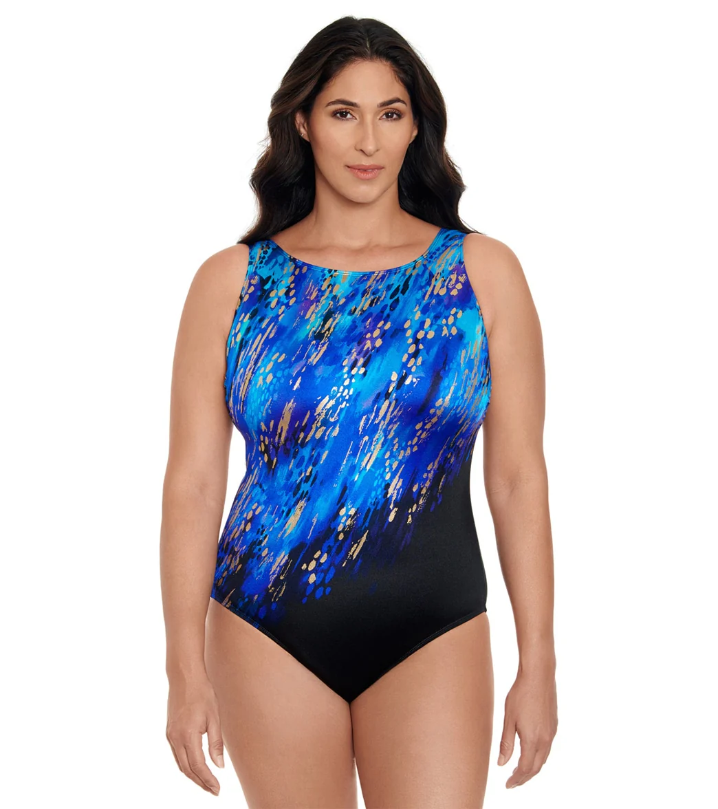 Longitude Women's Leopard One Piece Swimsuit - Image 6