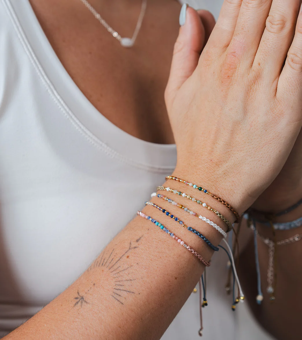 Lotus and Luna Bhakti Life Purpose Namaste Bracelet - Image 5