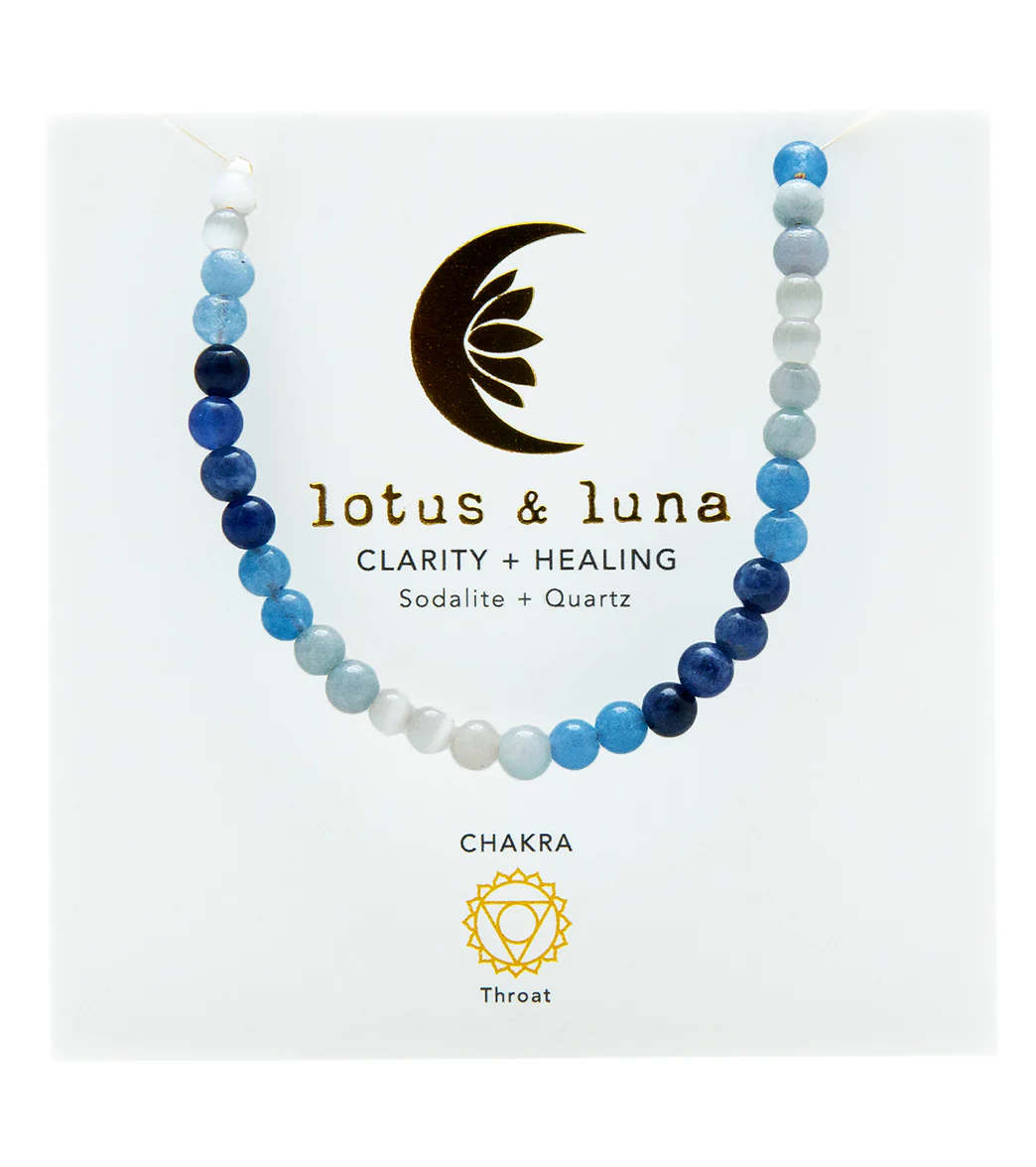 Lotus and Luna Clarity + Healing 4mm Healing Necklaces - Image 4