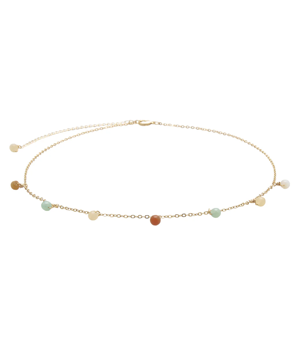 Lotus and Luna Imagination Mother of Pearl Dewdrop 4mm Necklace - Image 9