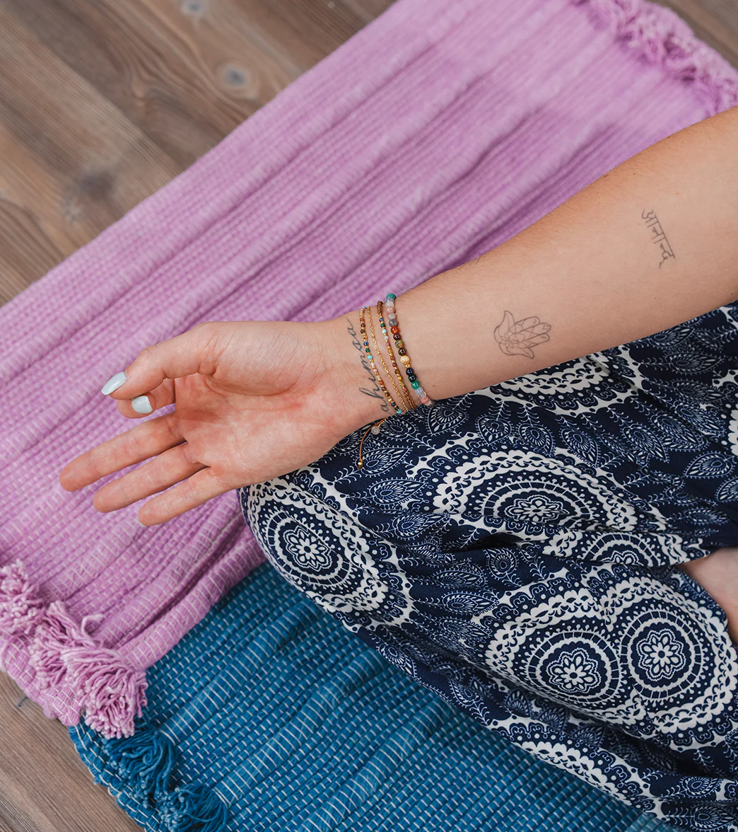 Lotus and Luna Master Healer Chakra Cleanse Namaste Bracelet - Image 5