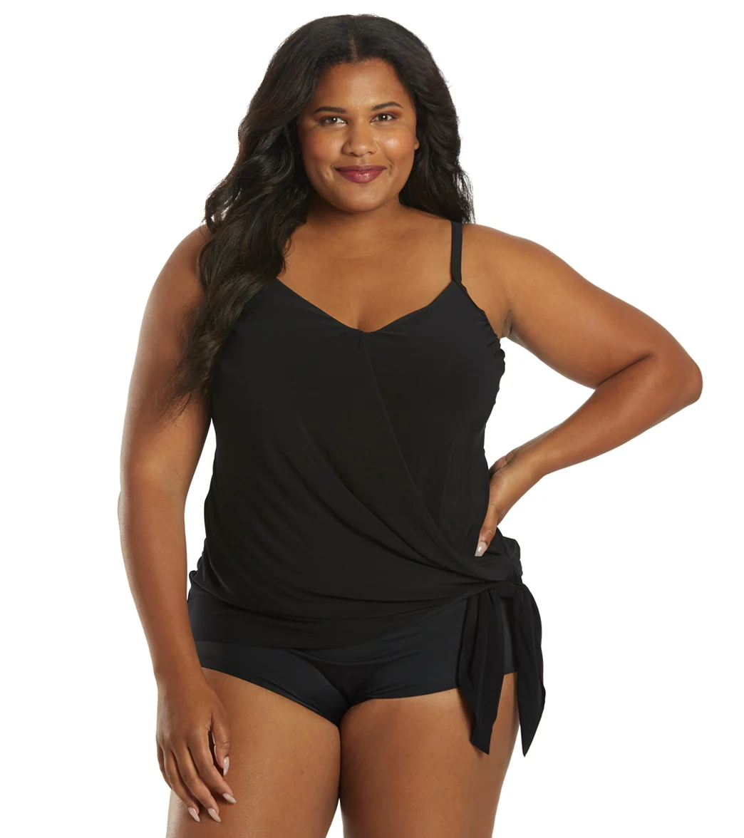 Magicsuit by Miraclesuit Plus Size Alex Tankini Top - Image 20