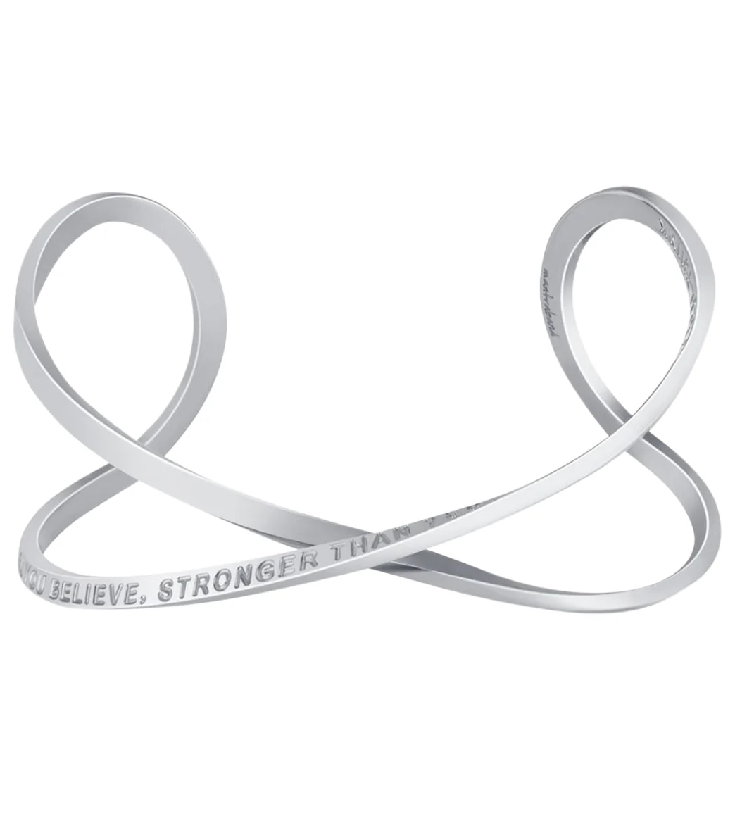 Mantraband Braver Than You Believe, Stronger Than You Feel, Smarter Than You Think Infinity Bracelet