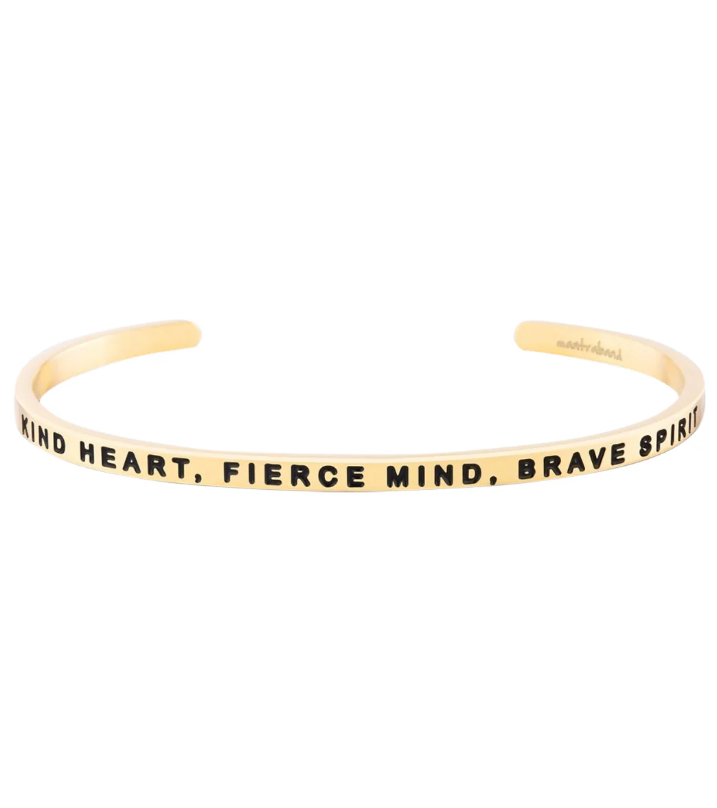 Mantraband Kind Heart, Fierce Mind, Brave Spirit Bracelet