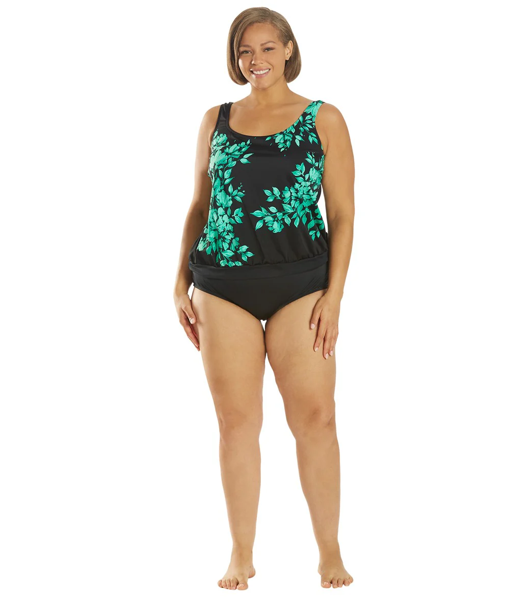Maxine Plus Size Wide Band Full Bikini Bottom - Image 29