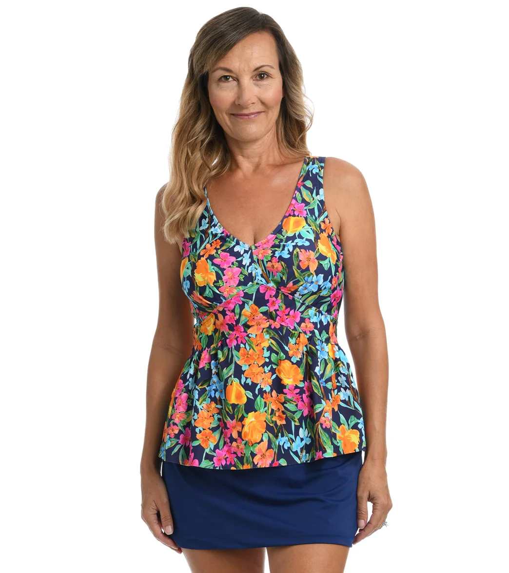 Maxine Women's Wiildflower Empire Tankini Top - Image 5