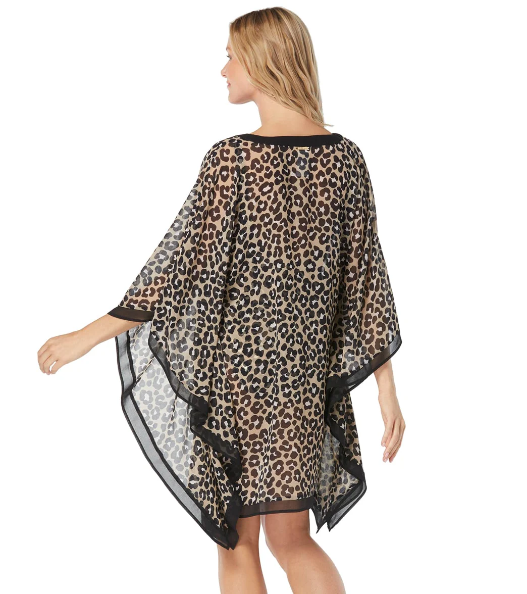 Michael Kors Women's Graphic Cheetah Caftan Cover Up - Image 2