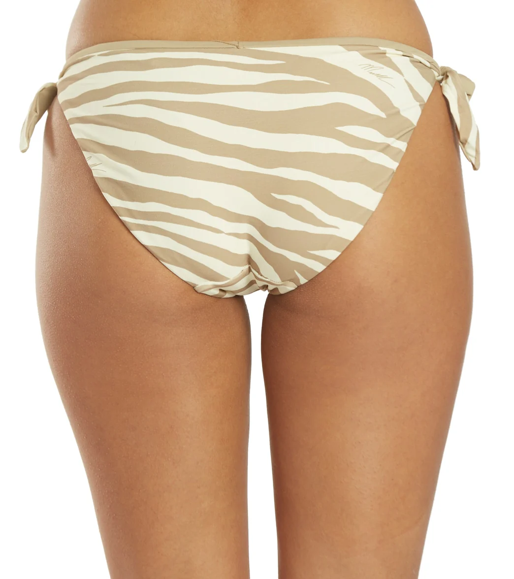 Michael Kors Women's Reversible Zebra Side Tie Bikini Bottoms - Image 10