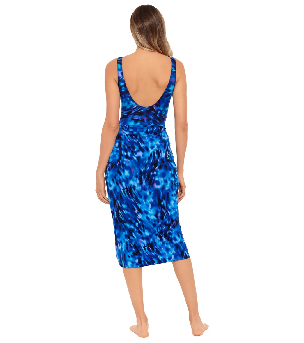 Miraclesuit Women's Cloud Leopard Long Sarong - Image 3