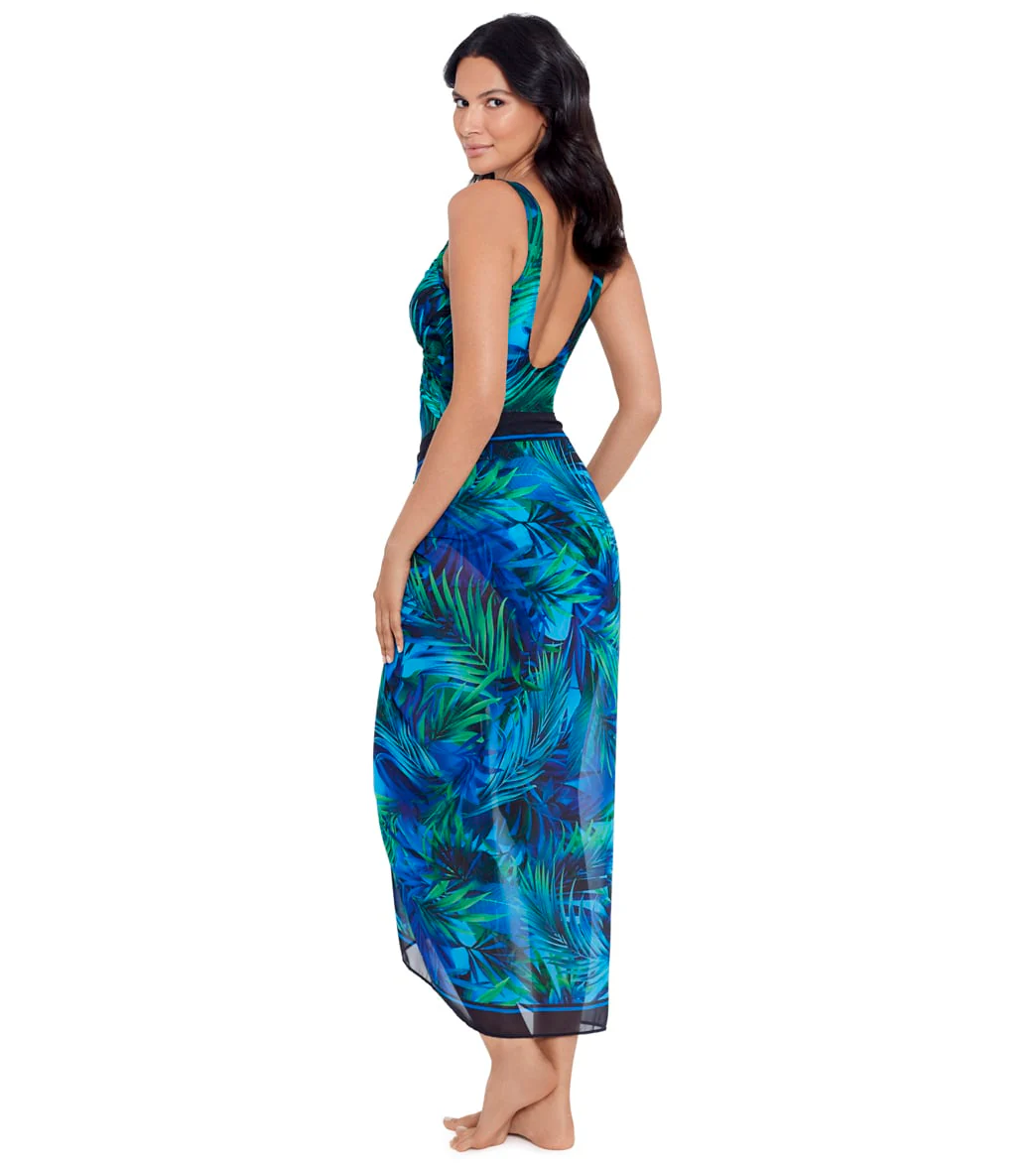 Miraclesuit Women's Palm Reeder Scarf Pareo Cover up - Image 2
