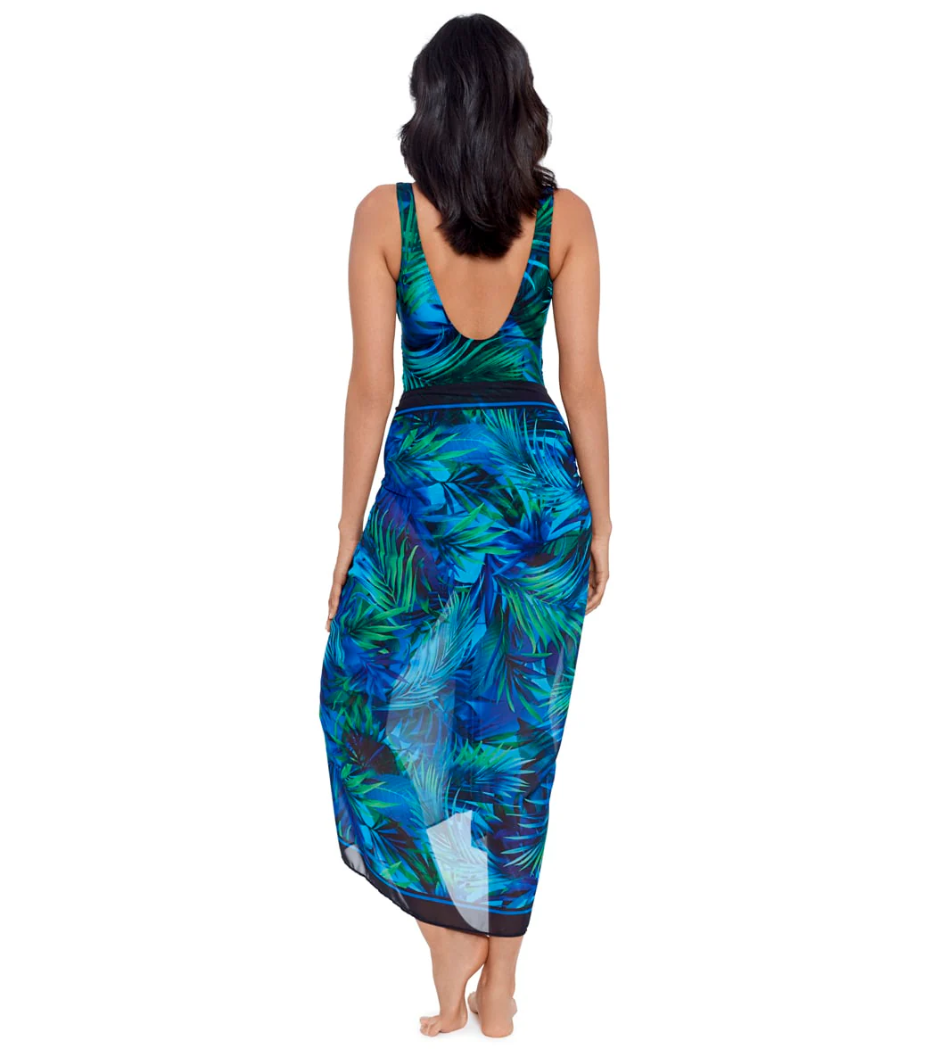 Miraclesuit Women's Palm Reeder Scarf Pareo Cover up - Image 3