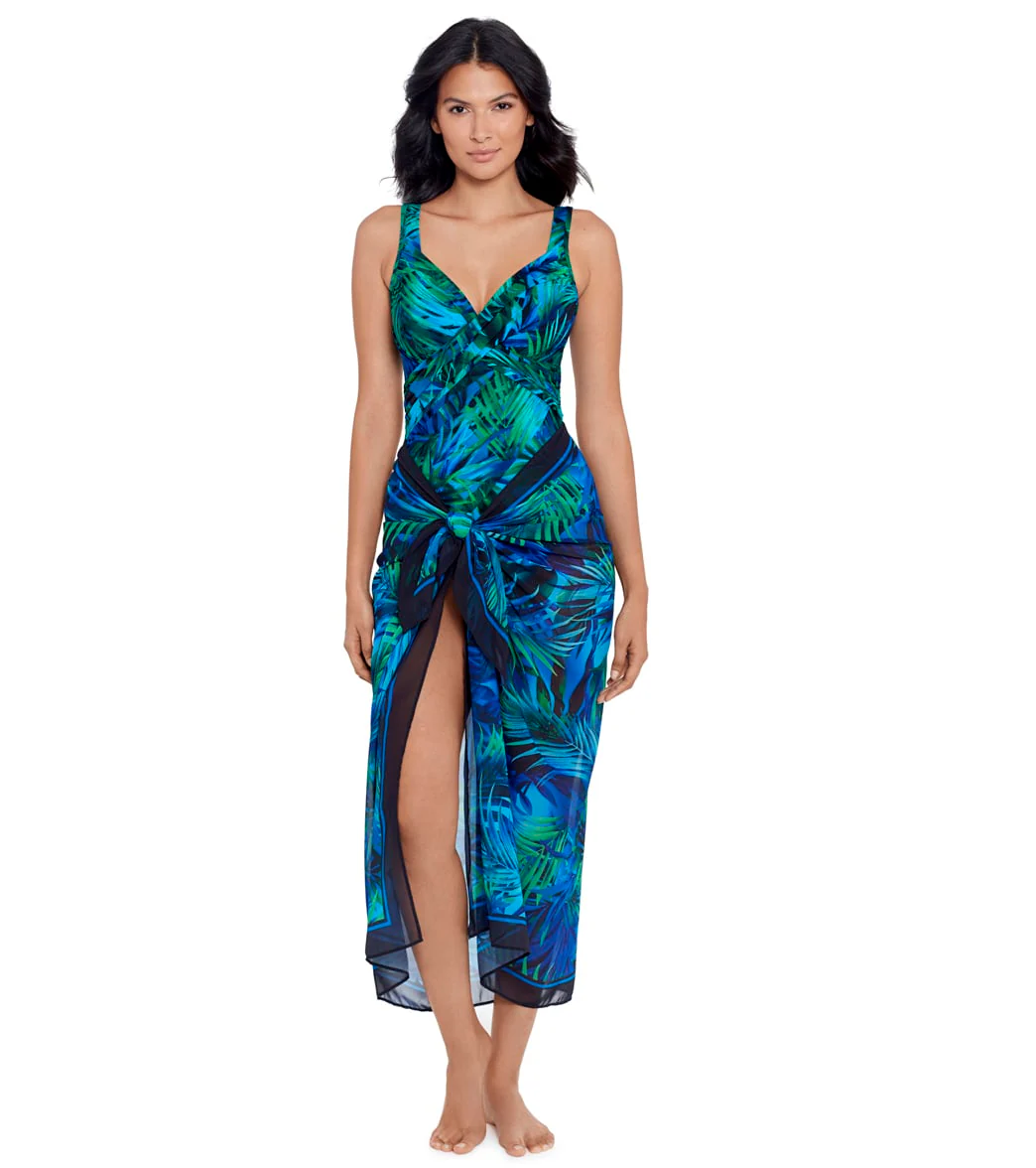 Miraclesuit Women's Palm Reeder Scarf Pareo Cover up - Image 7