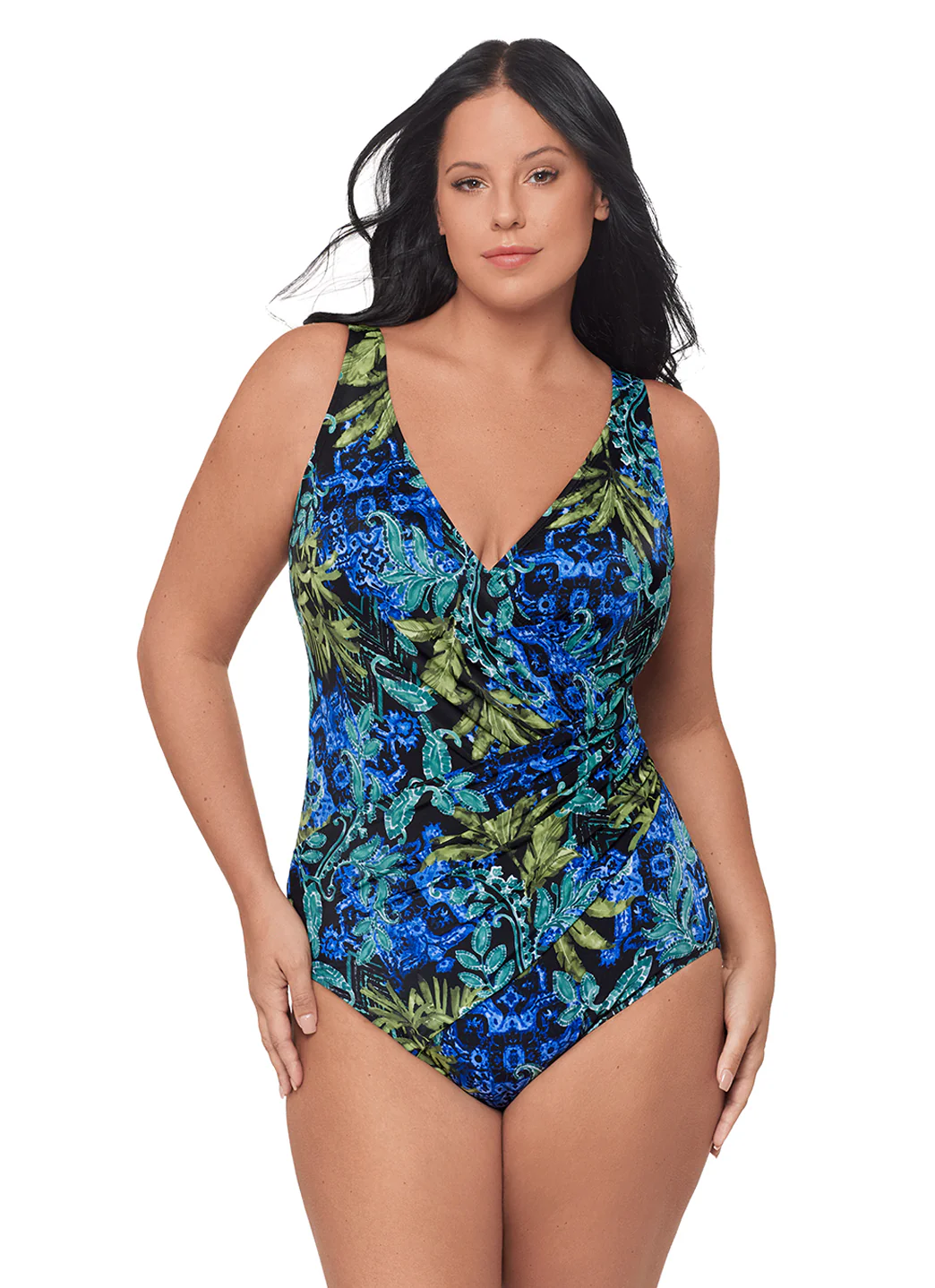 Miraclesuit Women's Plus Size Gasparilla Oceanus One Piece Swimsuit - Image 2