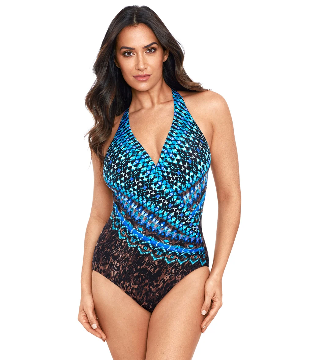 Miraclesuit Women's Untamed Wrapsody One Piece Swimsuit - Image 7