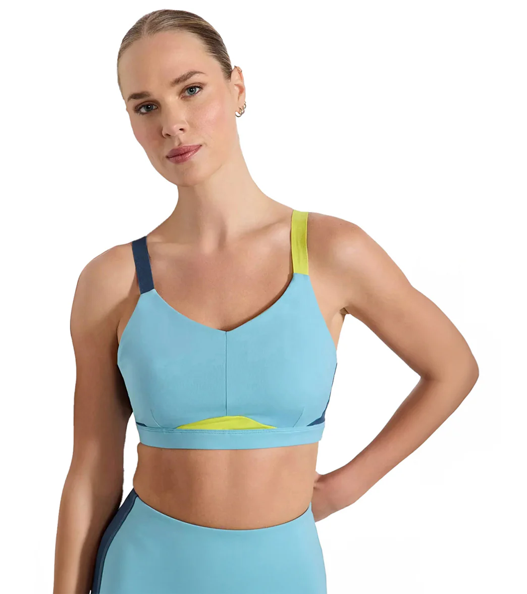 MPG Sport Vital Paneled Medium Support Mesh Back Bra - Image 5