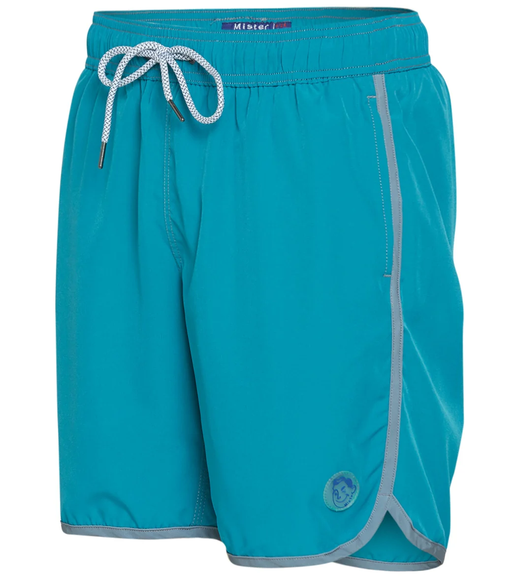 Mr.Swim Men's Solid 4-Way Stretch Swim Trunk - Image 2