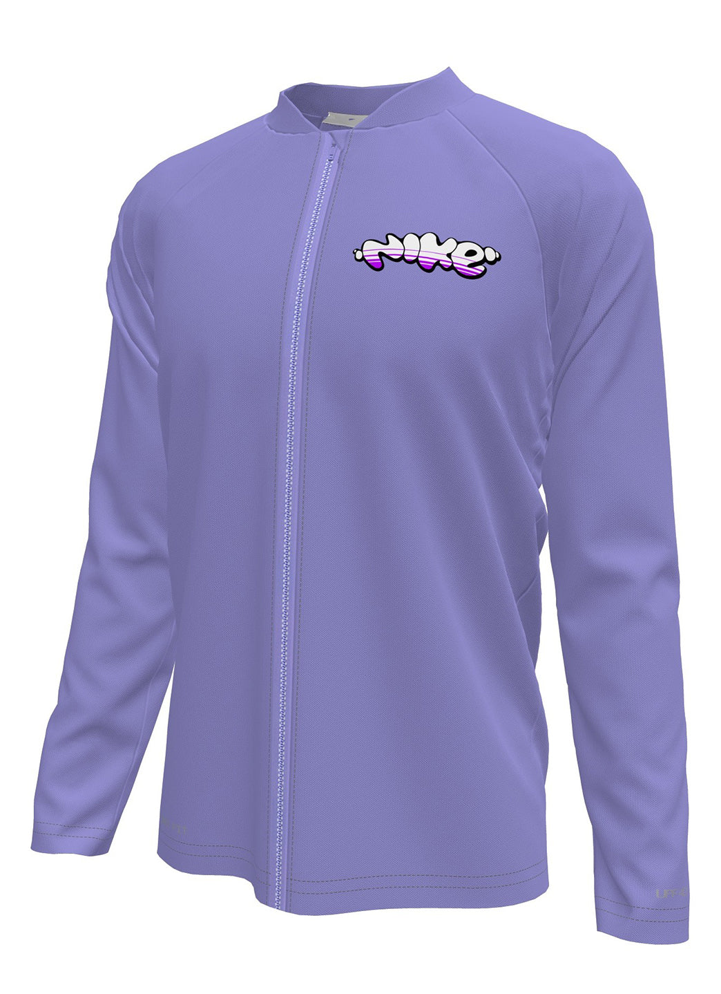 Nike Boys' Bubble Zip Long Sleeve Hydro Rash Guard (Big Kid) - Image 13