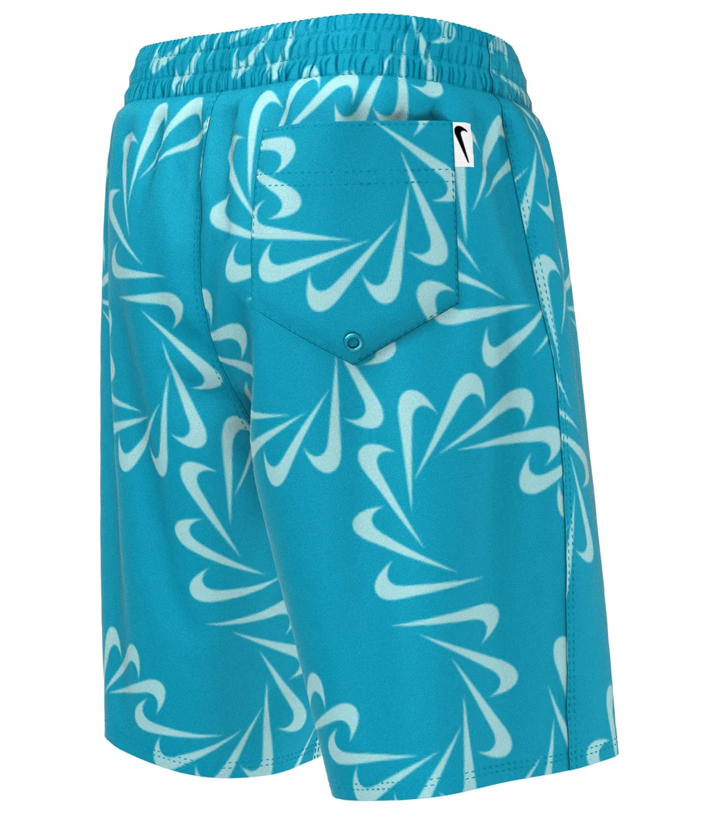 Nike Boys Mini Me Swoosh Line Swim Trunks (Big Kid) - Image 22