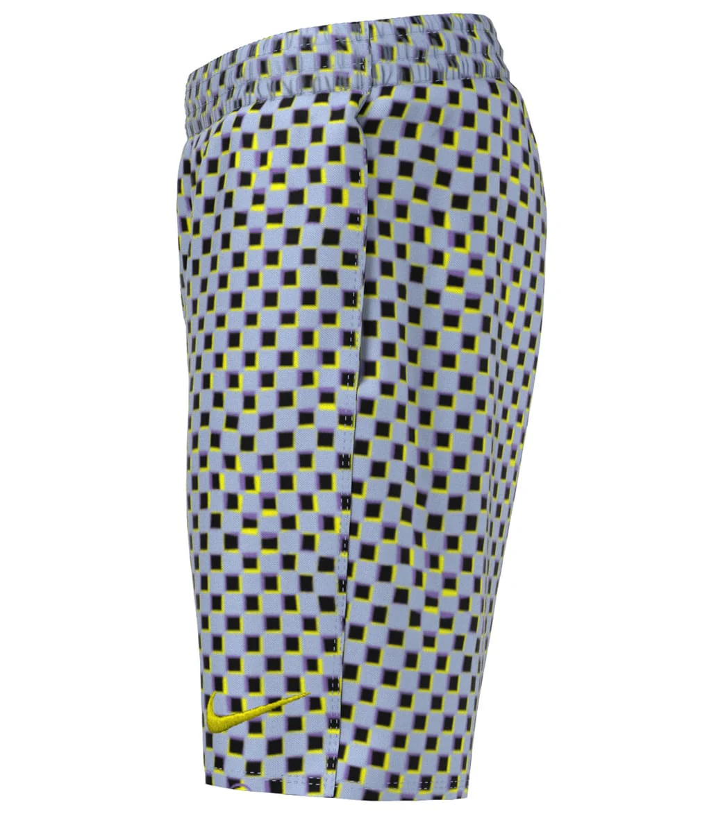 Nike Boys' Smiles Check Swim Trunks (Big Kid) - Image 2