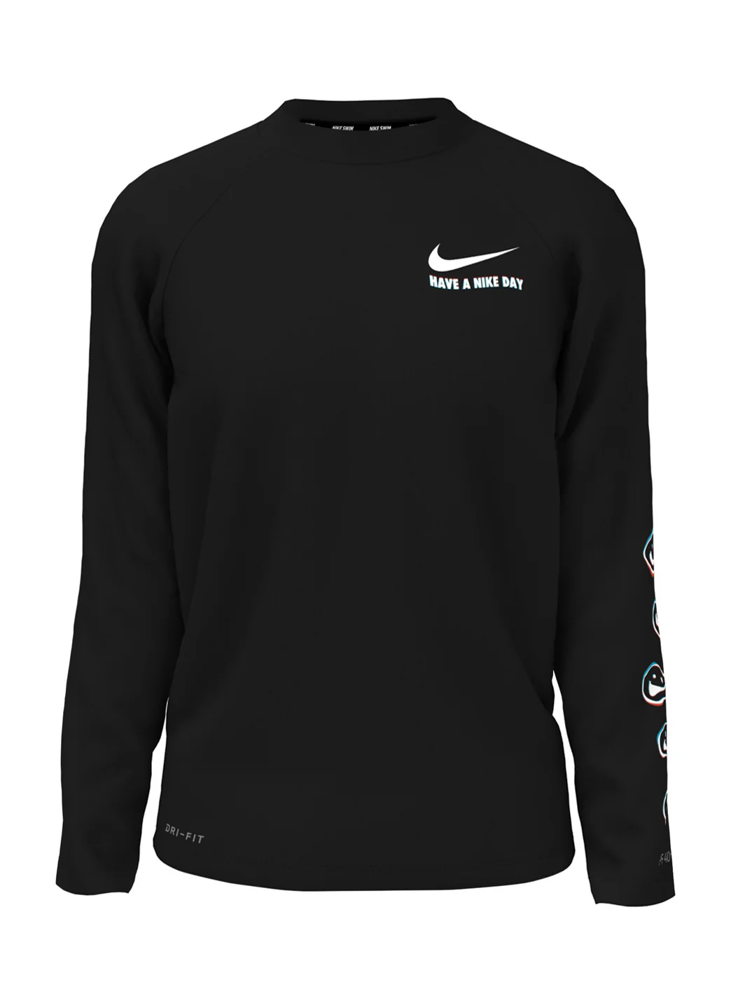 Nike Boys' Solid Hydro Long Sleeve Rashguard (Big Kid) - Image 10